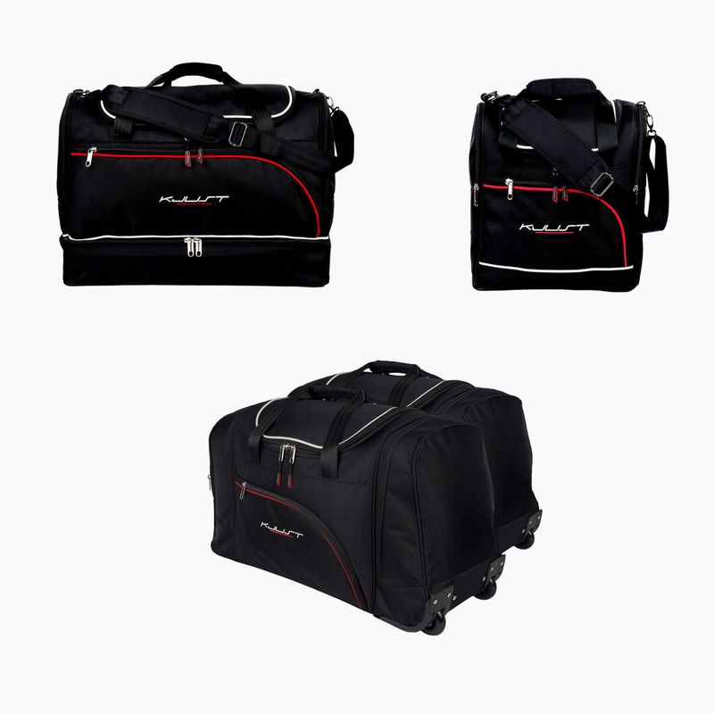 Zestaw toreb do bagażnika KJUST Renault Megane Coupe 2008+2016 4 szt. czarny