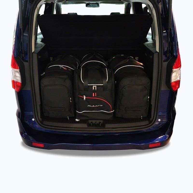 Zestaw toreb do bagażnika KJUST Ford Tourneo Courier 2014+ 4 szt. czarny 14