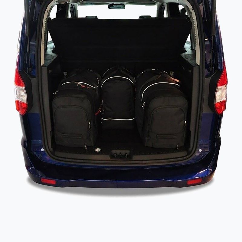 Zestaw toreb do bagażnika KJUST Ford Tourneo Courier 2014+ 4 szt. czarny 15