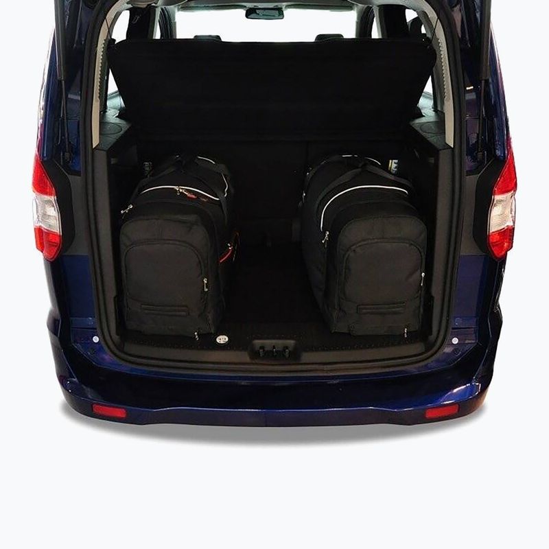 Zestaw toreb do bagażnika KJUST Ford Tourneo Courier 2014+ 4 szt. czarny 16