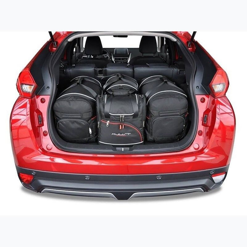 Zestaw toreb do bagażnika KJUST Mitsubishi Eclipse Cross 2017-2021 4 szt. czarny 12