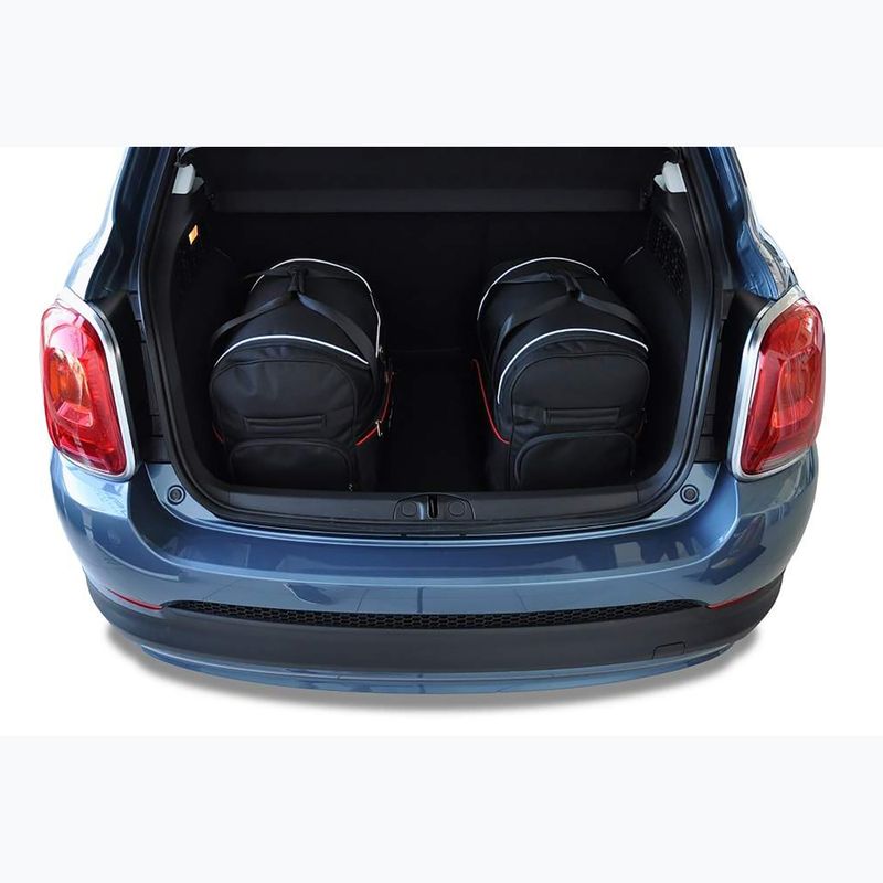 Zestaw toreb do bagażnika KJUST Fiat 500X 2014+ 3 szt. czarny 15
