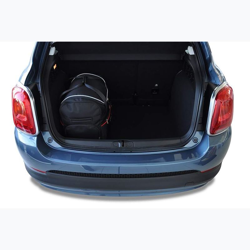 Zestaw toreb do bagażnika KJUST Fiat 500X 2014+ 3 szt. czarny 16
