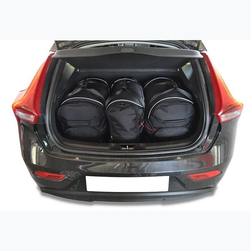 Zestaw toreb do bagażnika KJUST Volvo V40 Hatchback 2012-2019 3 szt. czarny 11