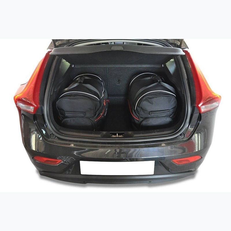 Zestaw toreb do bagażnika KJUST Volvo V40 Hatchback 2012-2019 3 szt. czarny 12