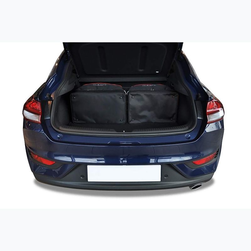 Zestaw toreb do bagażnika KJUST Hyundai I30 Fastback 2017+ 4 szt. czarny 15