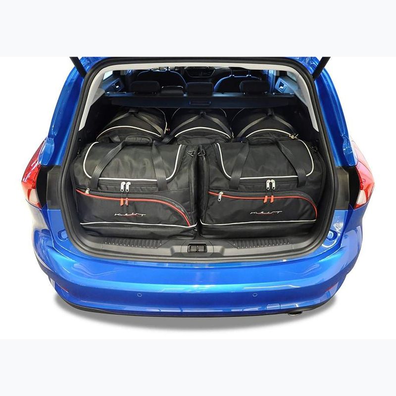 Zestaw toreb do bagażnika KJUST Ford Focus Kombi 2018+ 5 szt. czarny 14