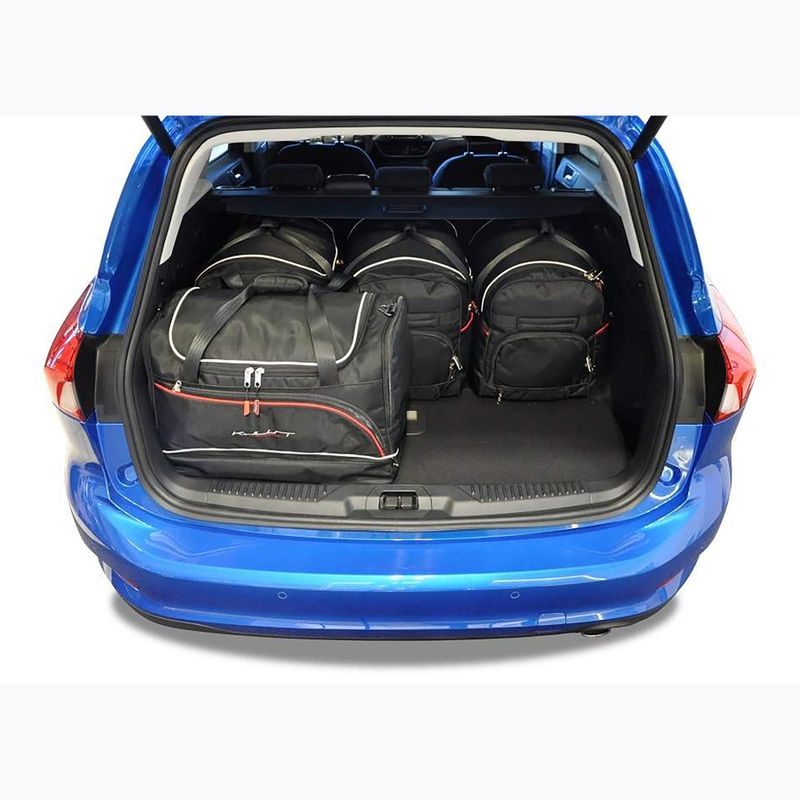 Zestaw toreb do bagażnika KJUST Ford Focus Kombi 2018+ 5 szt. czarny 15
