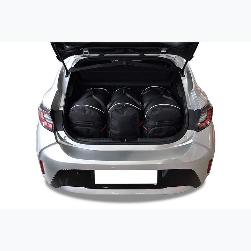 Zestaw toreb do bagażnika KJUST Toyota Corolla Hatchback 2019+ 3 szt. czarny 14
