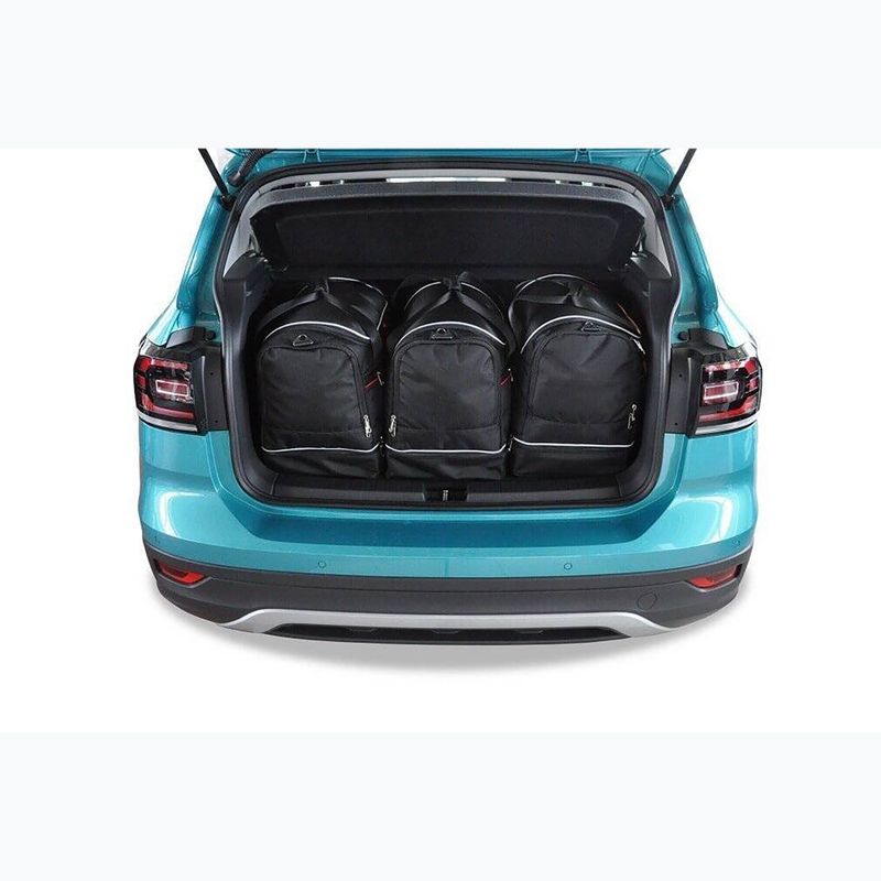Zestaw toreb do bagażnika KJUST Volkswagen T-Cross 2018+ 3 szt. czarny 14
