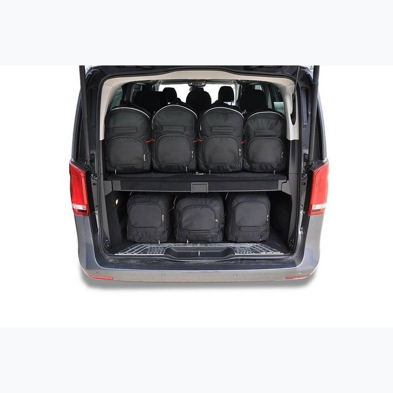 Zestaw toreb do bagażnika KJUST Mercedes-Benz V Extra Long 2014+ 7 szt. czarny 8