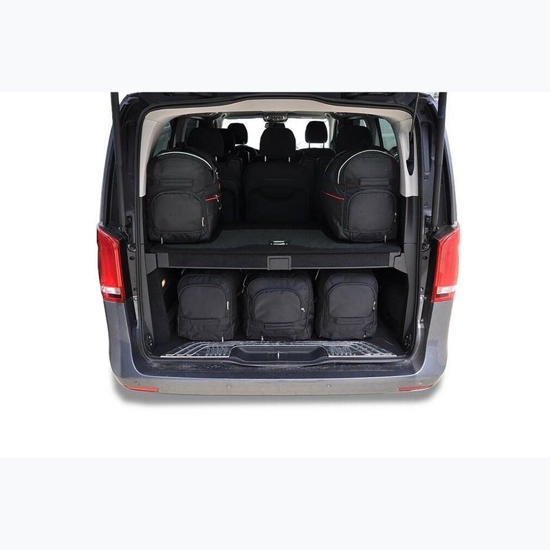 Zestaw toreb do bagażnika KJUST Mercedes-Benz V Extra Long 2014+ 7 szt. czarny 9