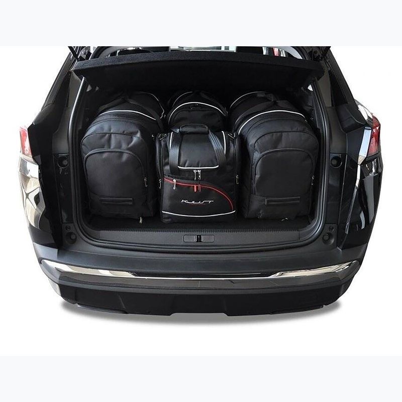 Zestaw toreb do bagażnika KJUST Peugeot 3008 Hybrid Phev 2019+ 4 szt. czarny 13