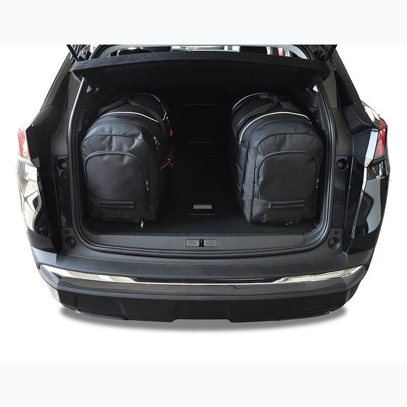 Zestaw toreb do bagażnika KJUST Peugeot 3008 Hybrid Phev 2019+ 4 szt. czarny 15