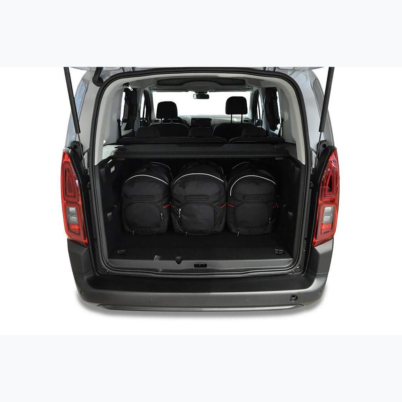 Zestaw toreb do bagażnika KJUST Citroen Berlingo M 2018+ 5 szt. czarny 14