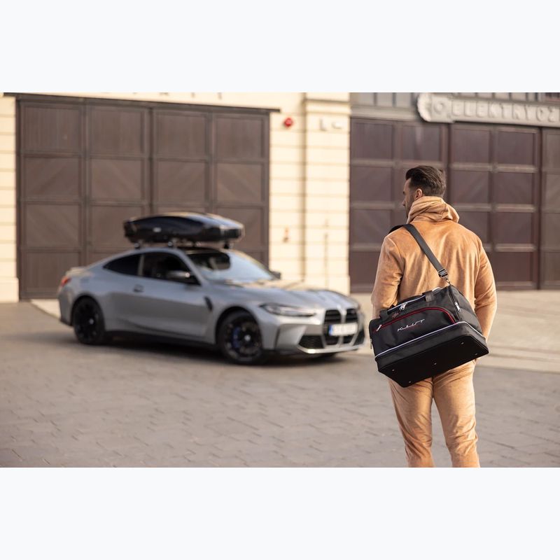 Zestaw toreb do bagażnika KJUST Peugeot E-208 2019+ 3 szt. czarny 13
