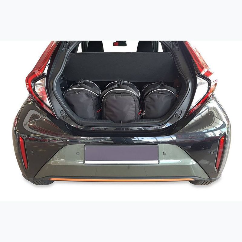 Zestaw toreb do bagażnika KJUST Toyota Aygo X 2022+ 3 szt. czarny 13