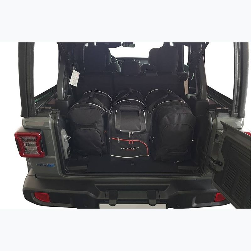 Zestaw toreb do bagażnika KJUST Jeep Wrangler Phev 2018+ 4 szt. czarny 18