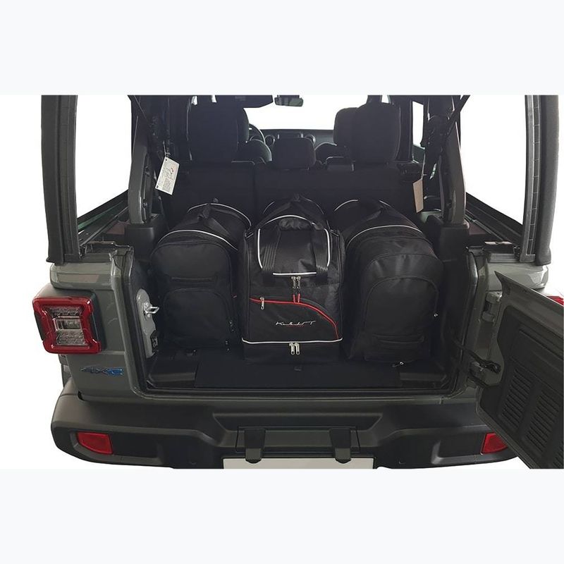 Zestaw toreb do bagażnika KJUST Jeep Wrangler Phev 2021+ 4 szt. czarny 16