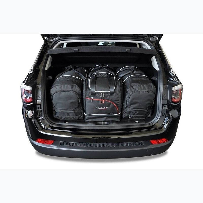 Zestaw toreb do bagażnika KJUST Jeep Compass Mhev 2022+ 4 szt. czarny 15