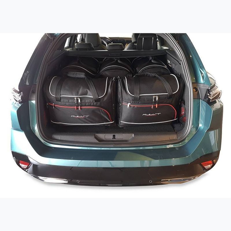 Zestaw toreb do bagażnika KJUST Peugeot 308 SW PHEV 2021+ 5 szt. czarny 13