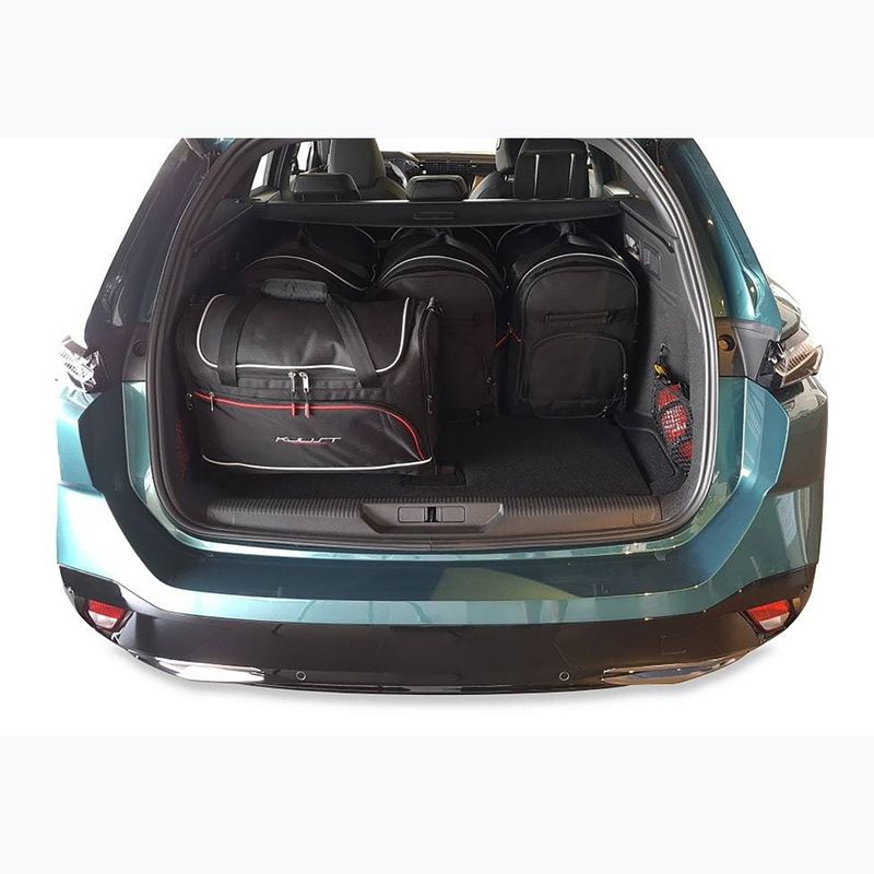 Zestaw toreb do bagażnika KJUST Peugeot 308 SW PHEV 2021+ 5 szt. czarny 14