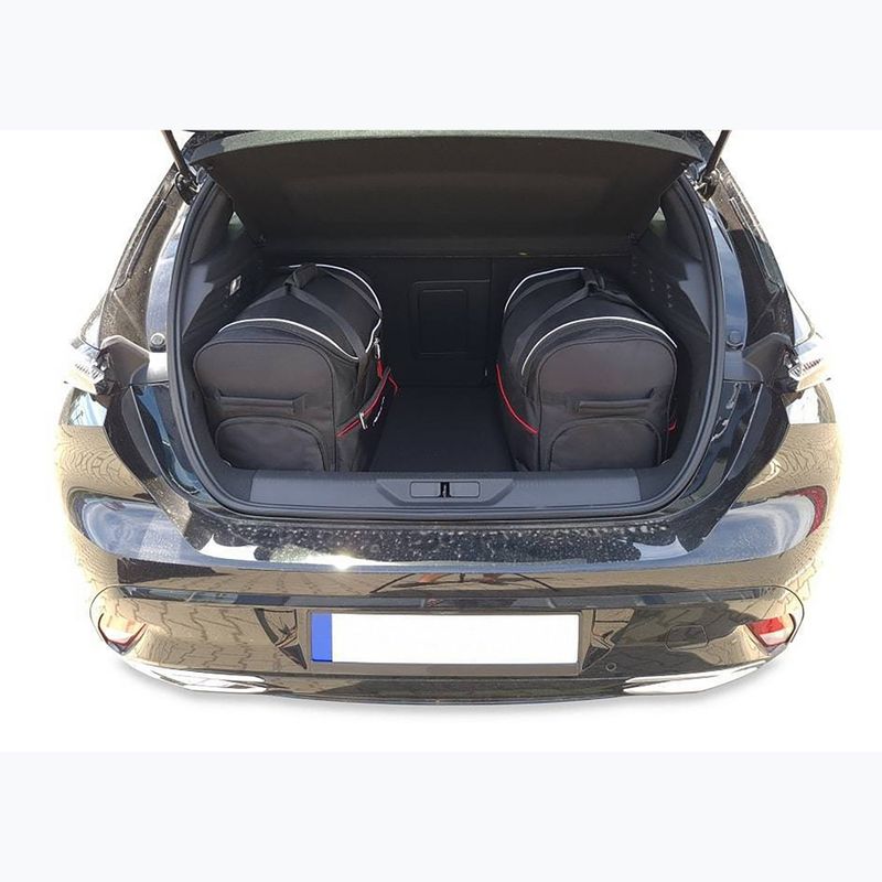 Zestaw toreb do bagażnika KJUST Peugeot 308 Hatchback PHEV 2021+ 3 szt. czarny 12