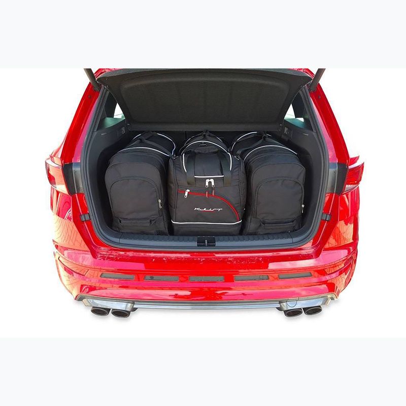 Zestaw toreb do bagażnika KJUST Cupra Ateca 2018+ sportowy 4 szt. czarny 16