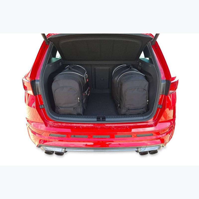 Zestaw toreb do bagażnika KJUST Cupra Ateca 2018+ sportowy 4 szt. czarny 18