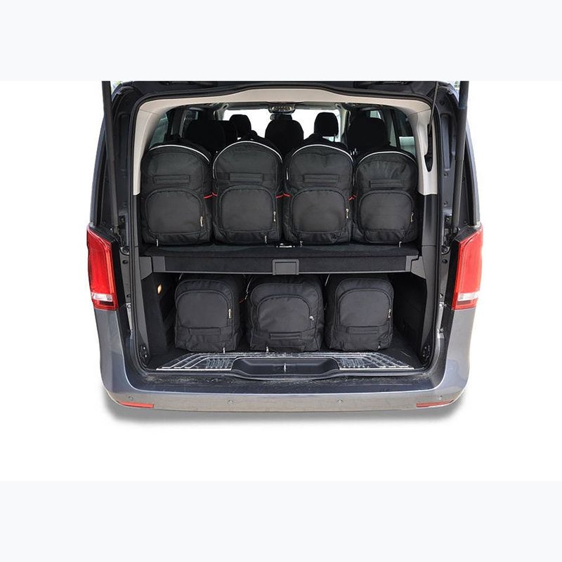 Zestaw toreb do bagażnika KJUST Mercedes-Benz EQV Extra Long 2020+ 7 szt. czarny 9