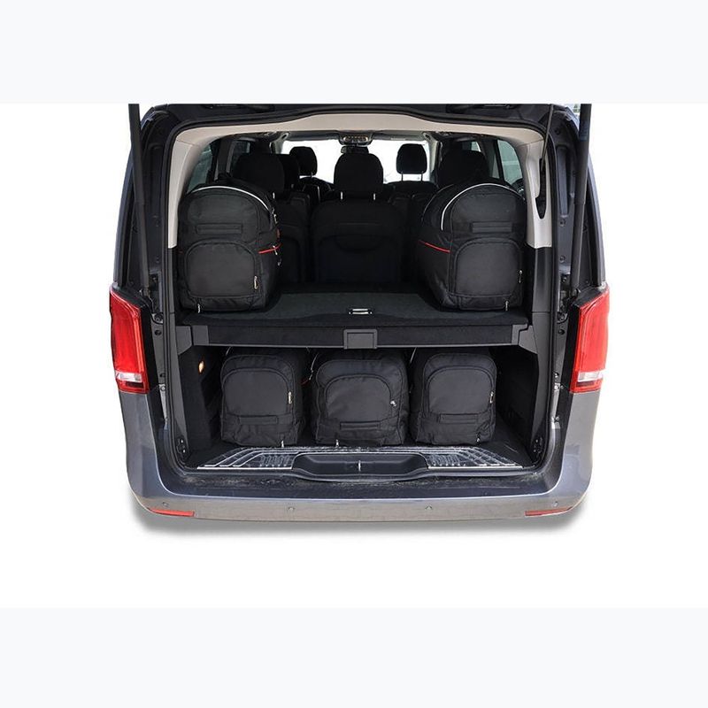 Zestaw toreb do bagażnika KJUST Mercedes-Benz EQV Extra Long 2020+ 7 szt. czarny 10