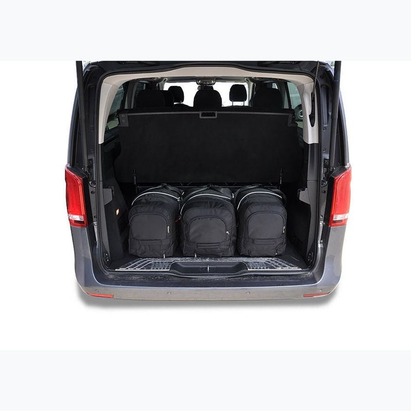 Zestaw toreb do bagażnika KJUST Mercedes-Benz EQV Extra Long 2020+ 7 szt. czarny 11