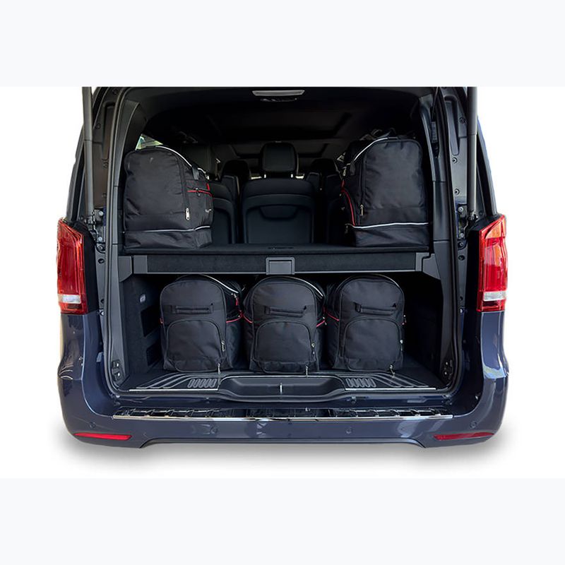 Zestaw toreb do bagażnika KJUST Mercedes-Benz EQV Long 2020+ 7 szt. czarny 12
