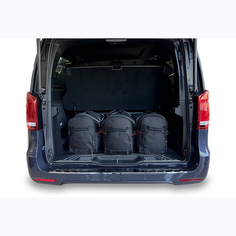 Zestaw toreb do bagażnika KJUST Mercedes-Benz EQV Long 2020+ 7 szt. czarny 13