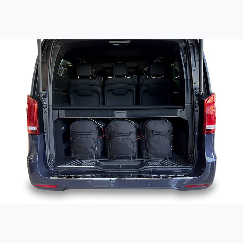 Zestaw toreb do bagażnika KJUST Mercedes-Benz EQV Long 2020+ 7 szt. czarny 14