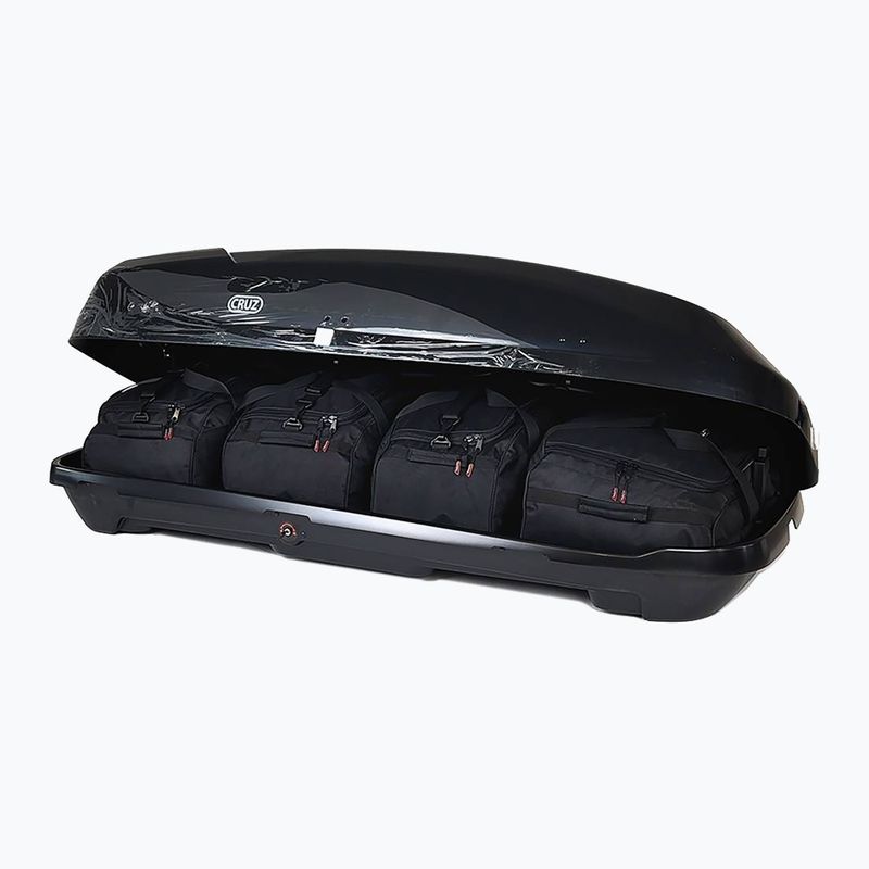 Zestaw toreb do boxa dachowego KJUST Cruz Paddock 470 4 szt. czarny