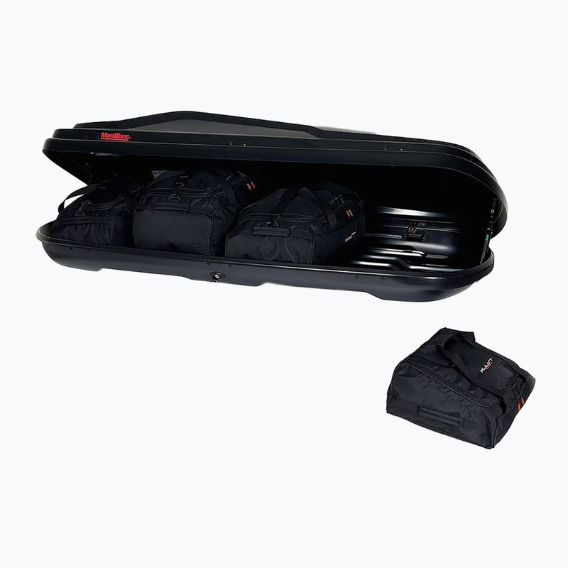 Zestaw toreb do boxa dachowego KJUST Montblanc Altitude 350 4 szt. czarny 2
