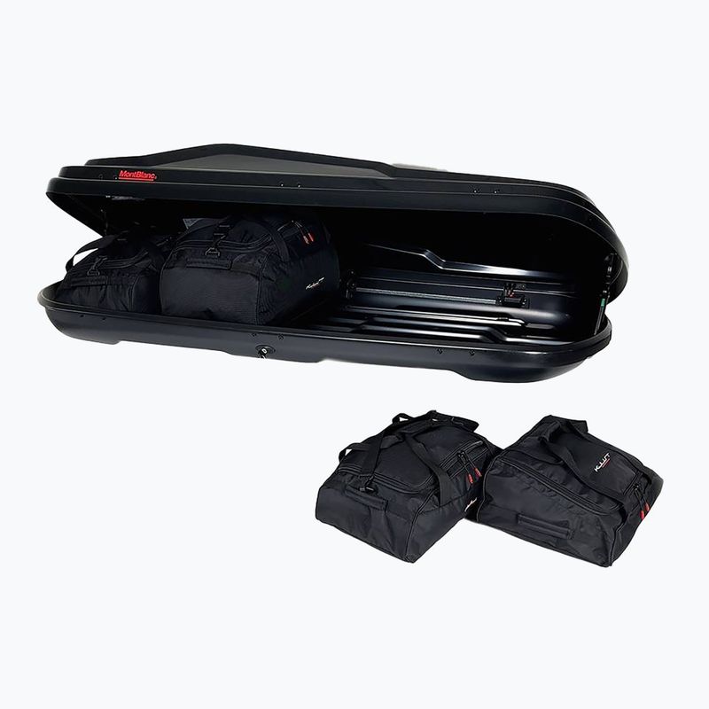 Zestaw toreb do boxa dachowego KJUST Montblanc Altitude 350 4 szt. czarny 3