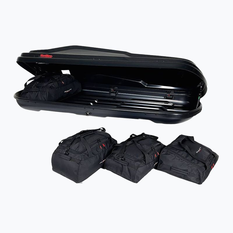 Zestaw toreb do boxa dachowego KJUST Montblanc Altitude 350 4 szt. czarny 4