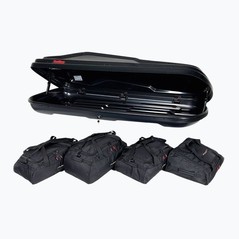Zestaw toreb do boxa dachowego KJUST Montblanc Altitude 350 4 szt. czarny 5