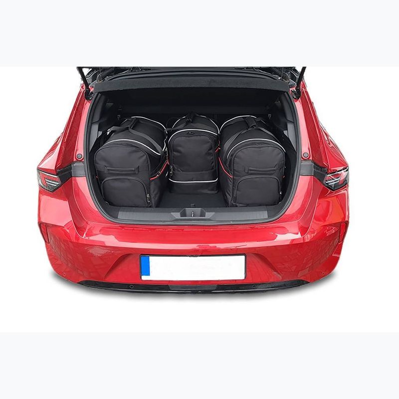Zestaw toreb do bagażnika KJUST Opel Astra Hatchback PHEV 2021+ 4 szt. czarny 14