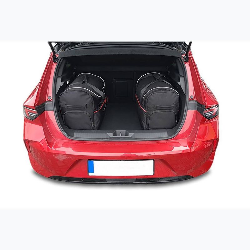 Zestaw toreb do bagażnika KJUST Opel Astra Hatchback PHEV 2021+ 4 szt. czarny 15