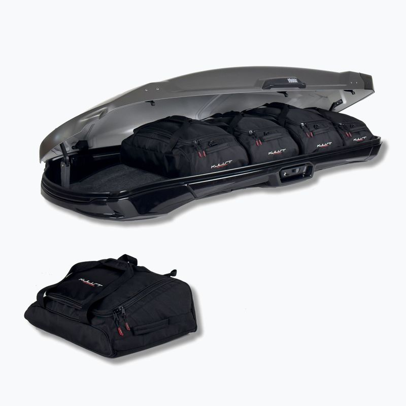 Zestaw toreb do boxa dachowego KJUST Thule Vector Alpine 5 szt. czarny 2