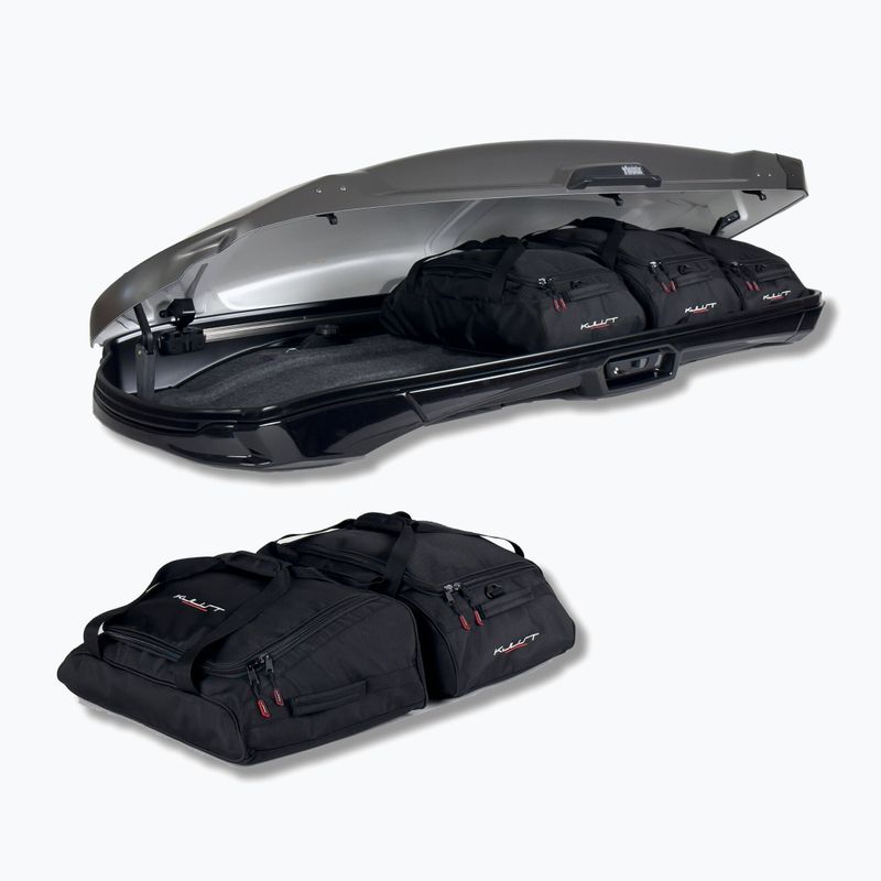 Zestaw toreb do boxa dachowego KJUST Thule Vector Alpine 5 szt. czarny 3