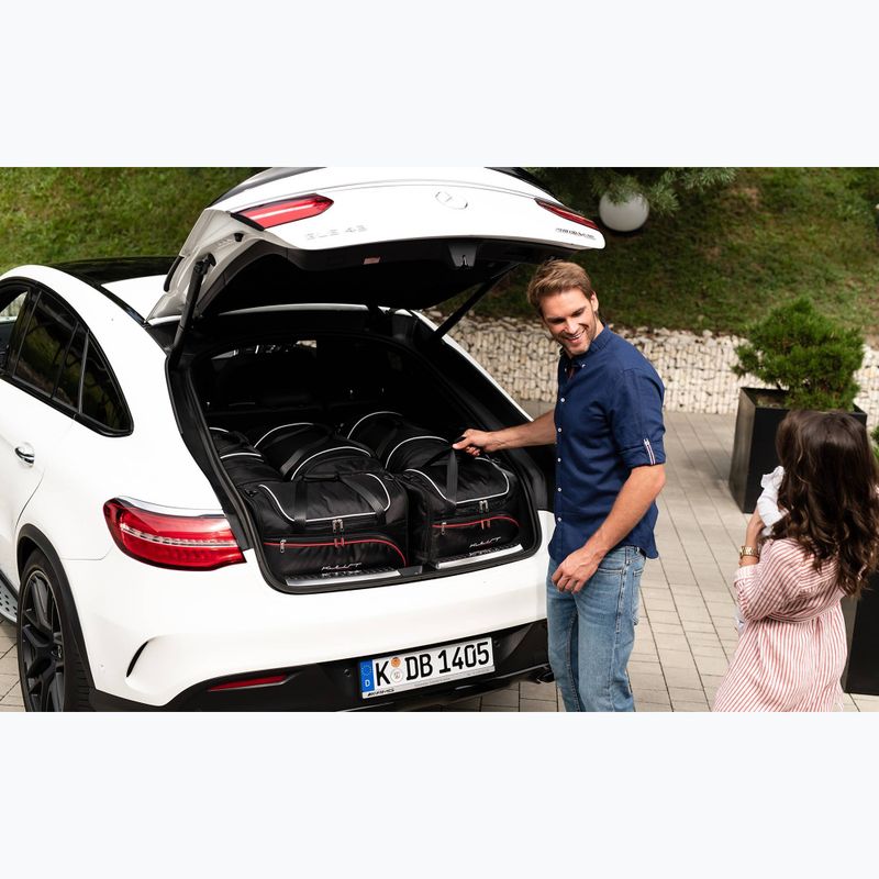 Zestaw toreb do bagażnika KJUST Peugeot 408 PHEV 2023+ 5 szt. czarny 20