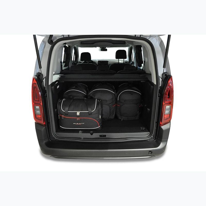Zestaw toreb do bagażnika KJUST Toyota Proace City Verso 2019+ 5 szt. czarny 18