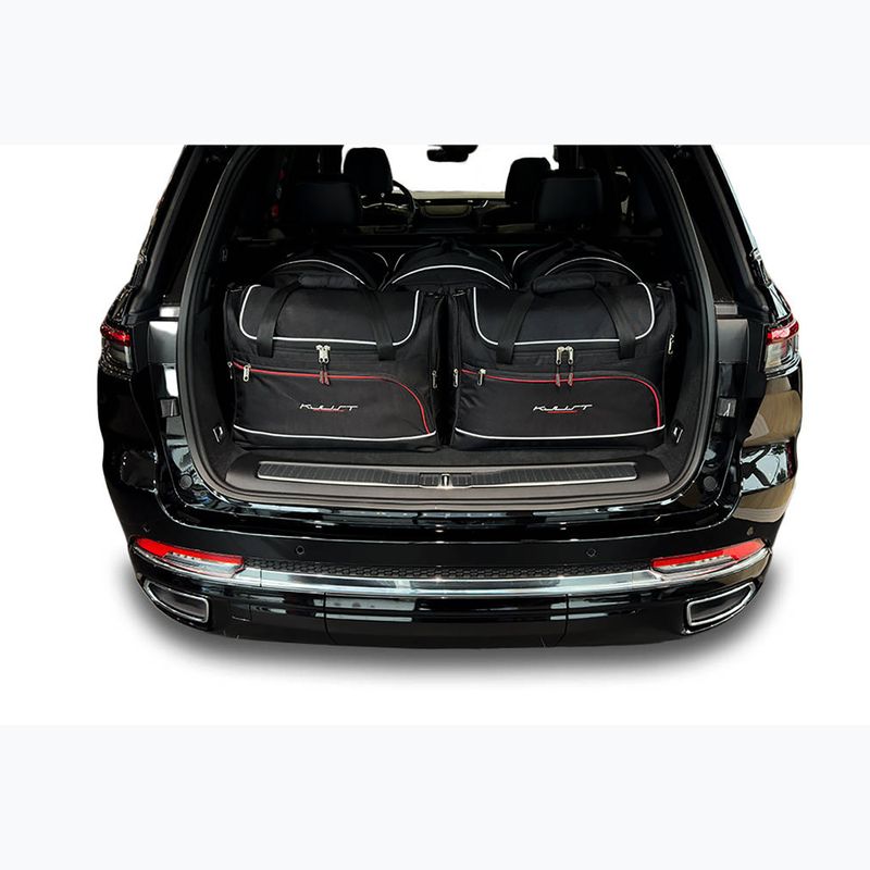 Zestaw toreb do bagażnika KJUST Jeep Grand Cherokee PHEV 2021+ 5 szt. czarny 14