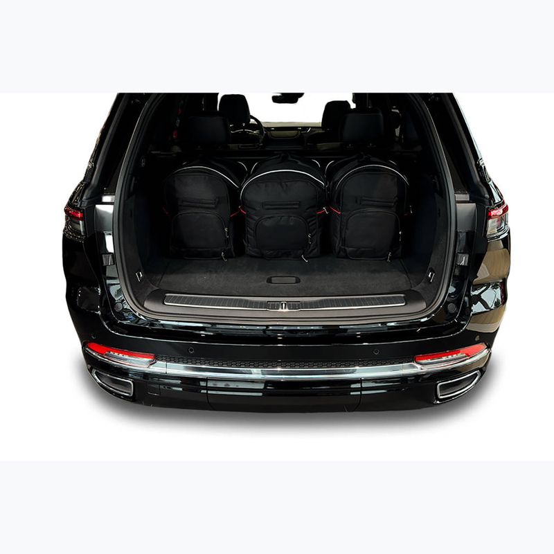 Zestaw toreb do bagażnika KJUST Jeep Grand Cherokee PHEV 2021+ 5 szt. czarny 16
