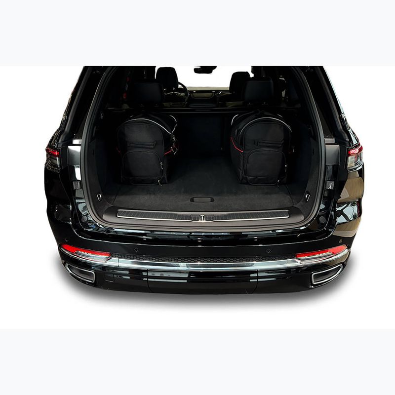 Zestaw toreb do bagażnika KJUST Jeep Grand Cherokee PHEV 2021+ 5 szt. czarny 17
