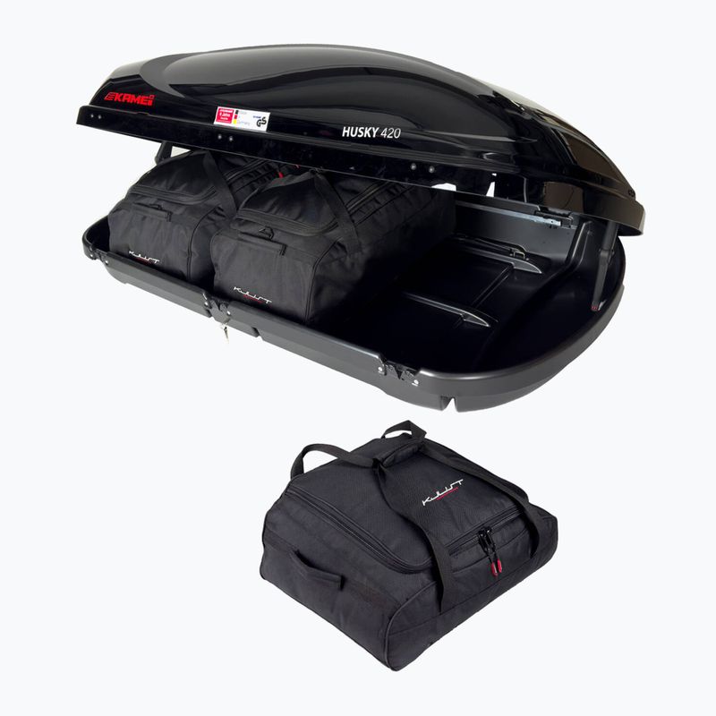 Zestaw toreb do boxa dachowego KJUST Kamei Husky 420 3 szt. czarny 3